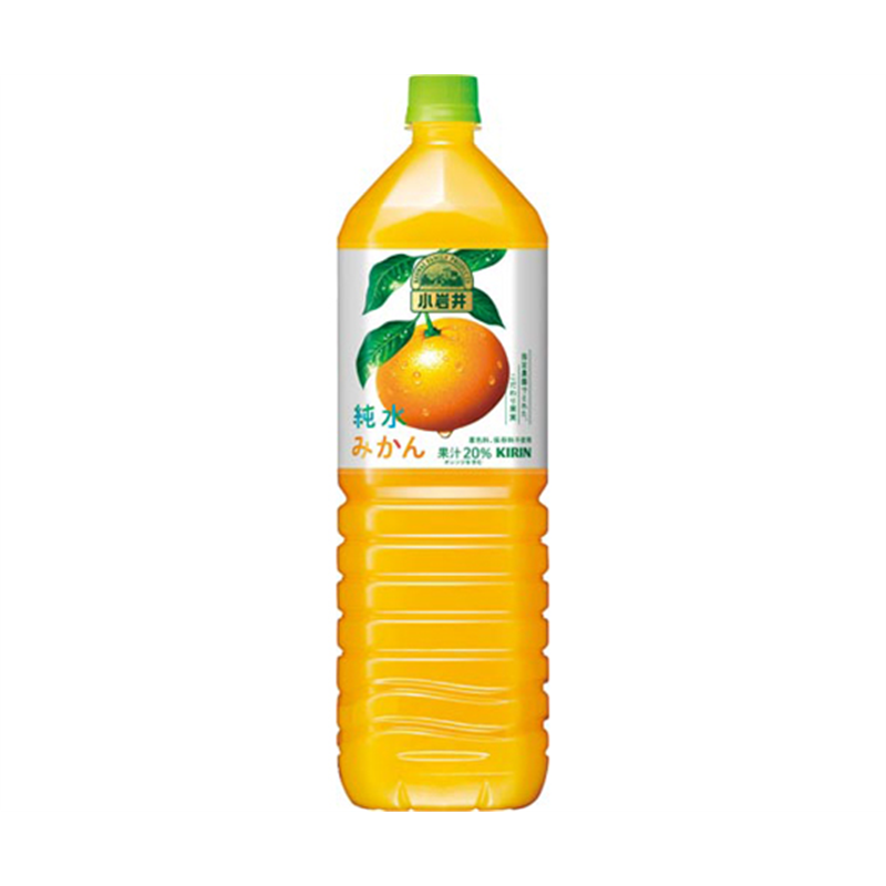 キリンビバレッジ 小岩井 純水みかん 1.5L 8本 077068 1ケース※軽(ご注文単位1ケース)【直送品】