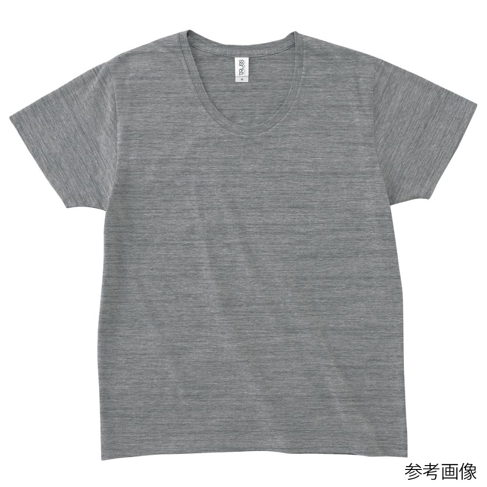 フェリック スリムフィットUネックTシャツ ヘザーグレー XL SFU114-HGY-XL 1枚（ご注文単位1枚）【直送品】