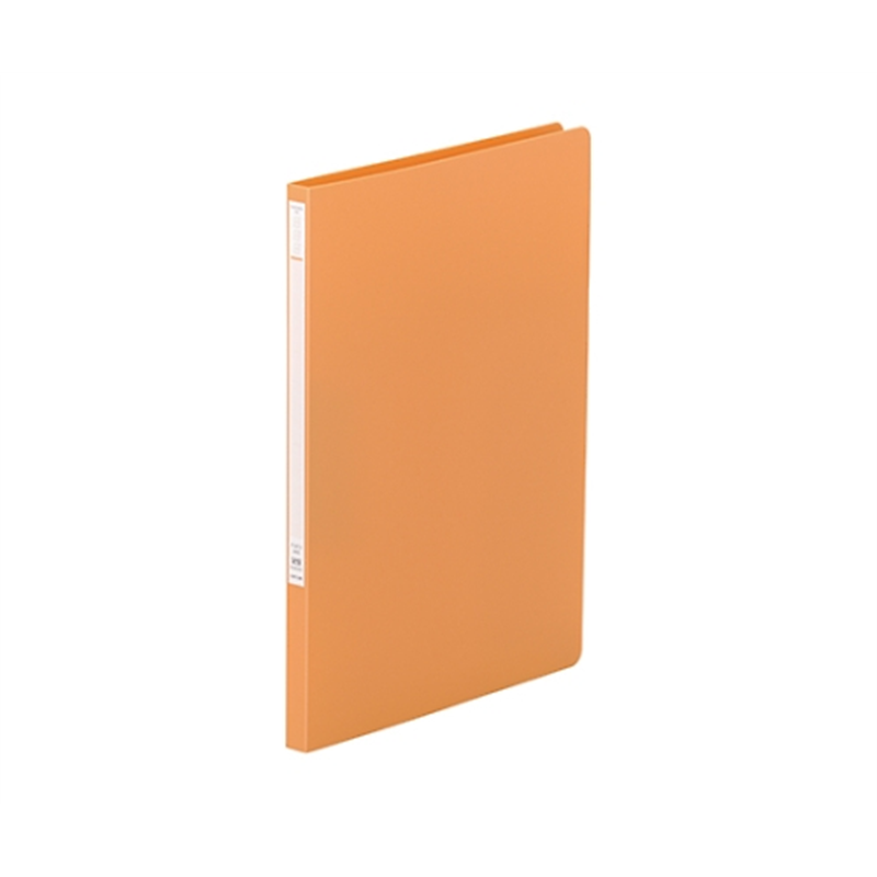 LIHITLAB パンチレスファイルZ式 3橙 F-347 F347-3 1冊(ご注文単位1冊)【直送品】