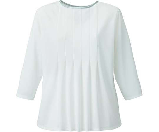 カーシーカシマ ENJOYNoir 七分袖プルオーバー 前後2WAY ホワイト S NWT039 1枚（ご注文単位1枚）【直送品】