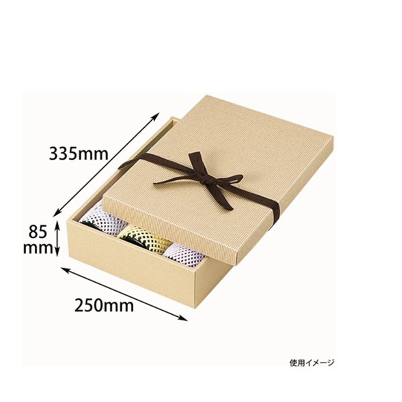 ヤマニパッケージ 贈答箱 ナチュラルBOX29号 ヒモ付 100枚 16-29 1ケース（ご注文単位1ケース）【直送品】