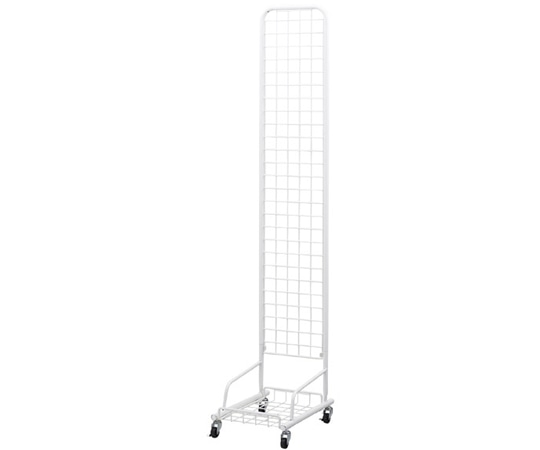 ストア・エキスプレス スキマ型ワゴン W30cm 白 61-753-43-2 1台(ご注文単位1台)【直送品】