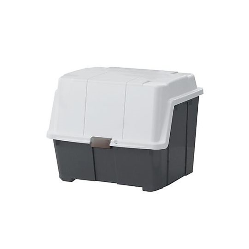 アズワン 620x500x500mm/95L 収納ケース(大開口/4個) EA506MC-1BA 1セット(ご注文単位1セット)【直送品】