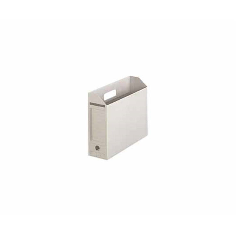 プラス ボックスファイル A4E グレー FL-051BF GY 1冊(ご注文単位1冊)【直送品】