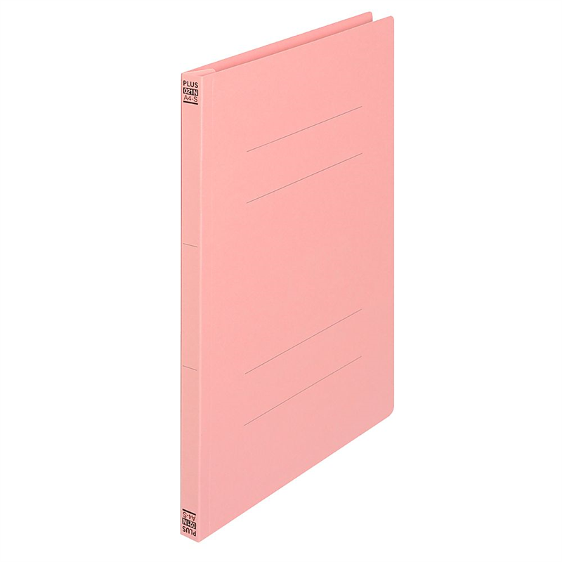 プラス フラットファイル A4S ピンク 3冊 No.023NP 1パック(ご注文単位1パック)【直送品】