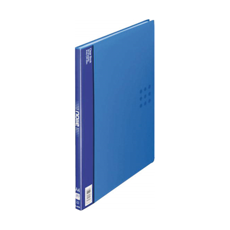 ライオン事務器 クリアーブック<noile>(ノイル) ブルー CR-20N 1冊(ご注文単位1冊)【直送品】