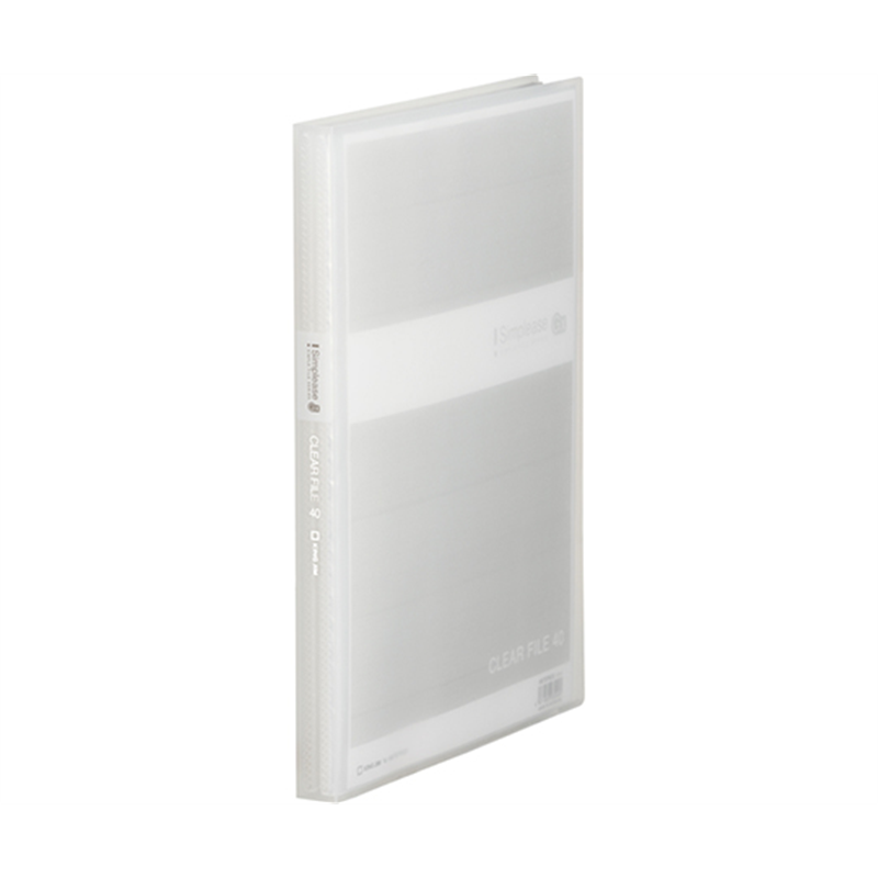 キングジム シンプリーズ クリアーファイル 透明GX 186TSPWGX 1冊(ご注文単位1冊)【直送品】
