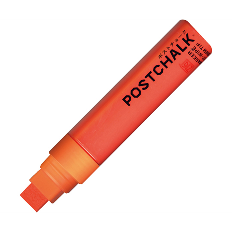 呉竹 ZIG POSTCHALK MARKER WET-WIPE 15MM TIP/NEON ORANGE セリース 1セット(5本入) 1セット(ご注文単位1セット)【直送品】