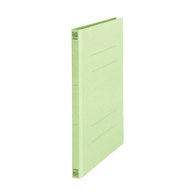プラス フラットファイル ダブルとじ具 A4-S グリーン No.025D 1冊(ご注文単位1冊)【直送品】