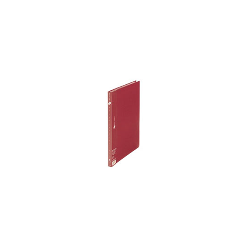 プラス クリアーファイル 20P A4S レッド 10冊 FC-122EL 1セット(ご注文単位1セット)【直送品】