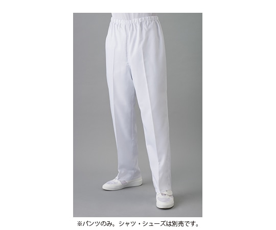 東洋リントフリー クリーンルーム用パンツ 白 LL FH349C-01 LL 1本 (ご注文単位1本)【直送品】