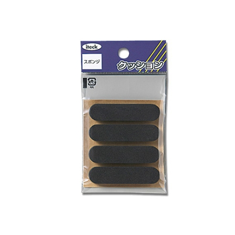 光 スポンジ テープ付き 13×55×5ミリ 4個入 KSR-57 1パック（ご注文単位1パック）【直送品】