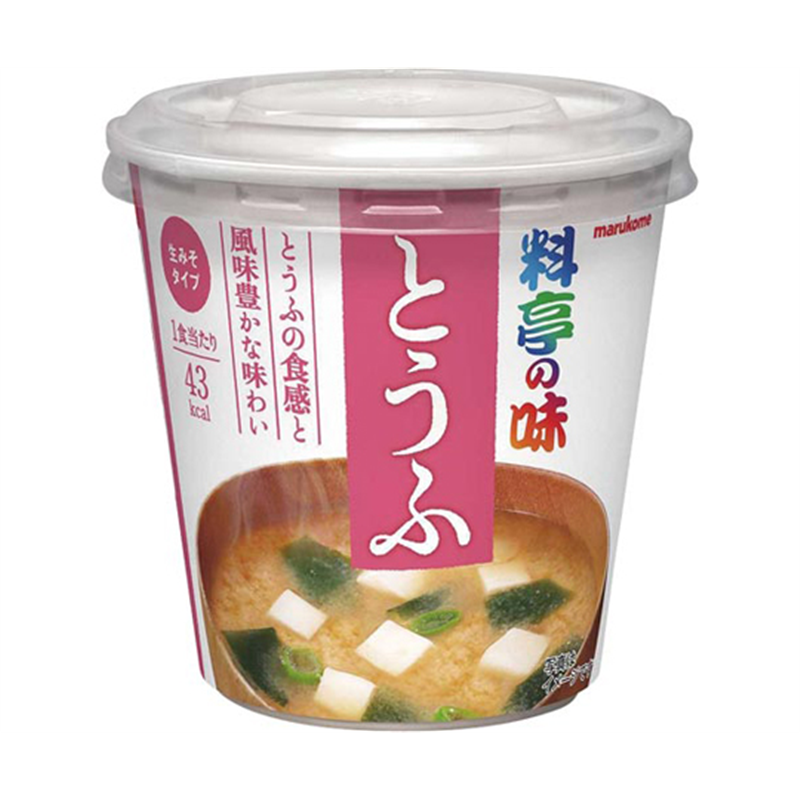 マルコメ カップ料亭の味 とうふ 6食入 128063 1パック※軽（ご注文単位1パック）【直送品】