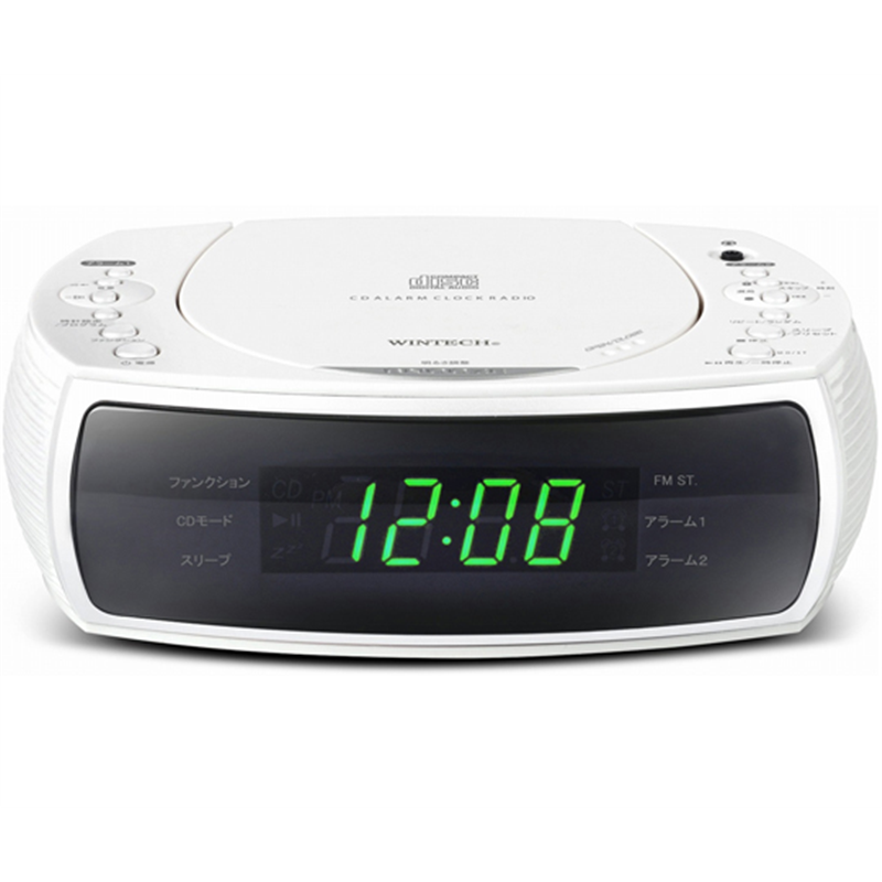 WINTECH CDクロックラジオ CDC-220 1個(ご注文単位1個)【直送品】