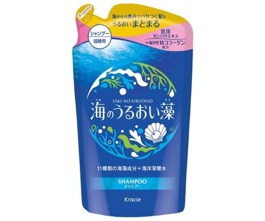 クラシエホームプロダクツ販売 海のうるおい藻 うるおいケアシャンプー 詰替用 400mL 1個(ご注文単位1個)【直送品】