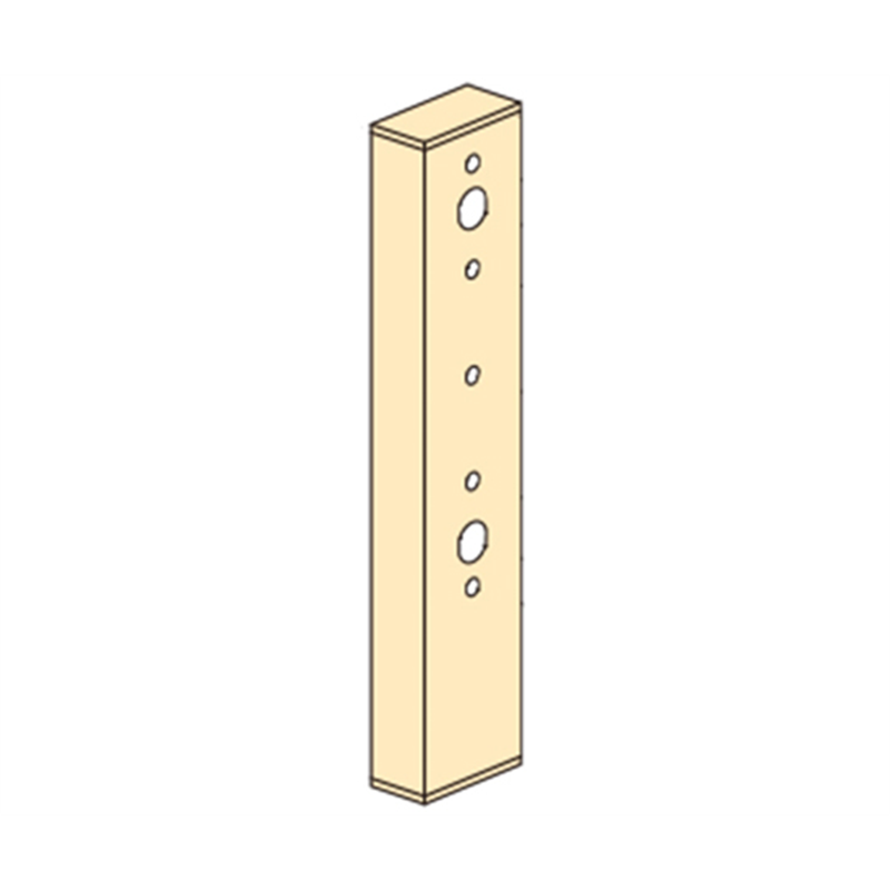 川口技研 ホスクリーン 物干取付パーツ部品 取付パーツ アルミ台座 HP-17G-DB 1個(ご注文単位1個)【直送品】
