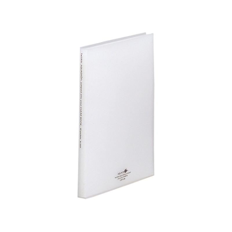 LIHITLAB AQUA DROPs クリヤーブック 1乳白 N-5001 N5001-1 1冊(ご注文単位1冊)【直送品】