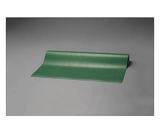 エスコ 1.0x2.0m/3.0mm ゴムマット(筋入・緑) EA997RA-2 1巻(ご注文単位1巻)【直送品】