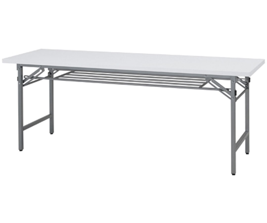 カグクロ 折りたたみテーブル W1800×D450×H700mm ホワイト NTH-1845-WH 1台(ご注文単位1台)【直送品】