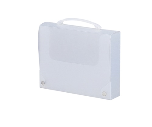 LIHITLAB キャリングバッグ<ワイド> 1乳白 A-7611 A7611-1 1冊(ご注文単位1冊)【直送品】