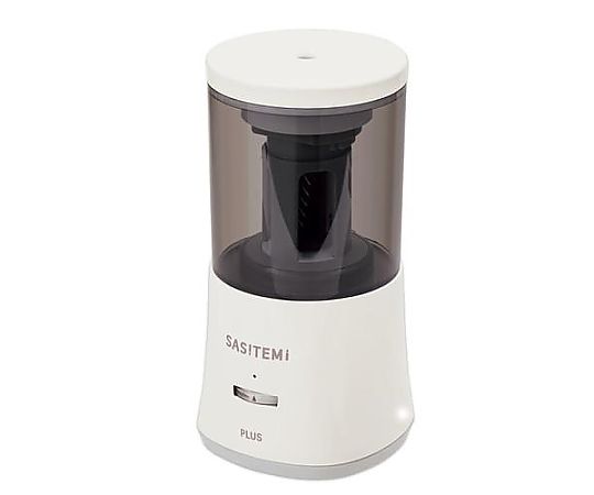 プラス [充電式]鉛筆けずり(アイボリー) EA765FH-91 1台(ご注文単位1台)【直送品】