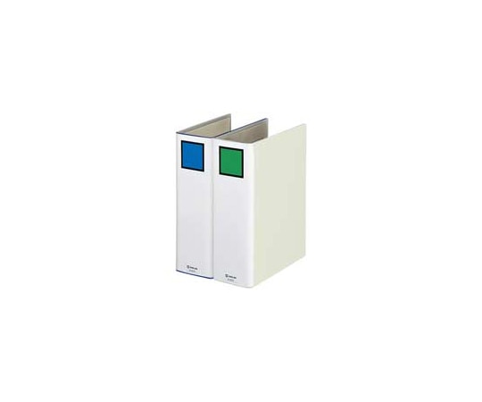 キングジム エコロジードッチ A4S 80mm 青 10冊 8478-B 1箱(ご注文単位1箱)【直送品】