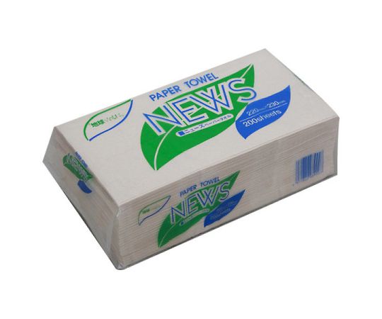 春日製紙工業 ニューズタオル 200枚  1箱(ご注文単位1箱)【直送品】