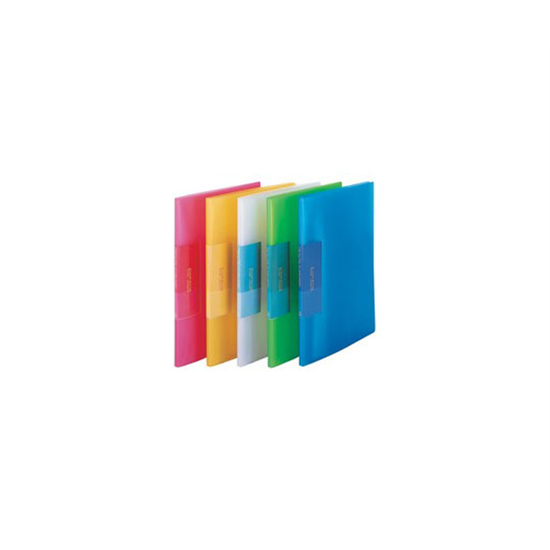 ビュートン スリムクリヤーブック 10P ライトグリーン FCB-A4-10CLG 1冊(ご注文単位1冊)【直送品】