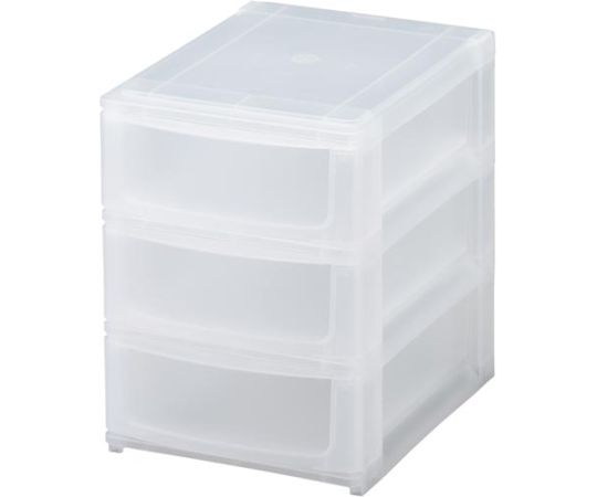 ナチュラ ポスデコA5浅3段 クリア NpdA5-a3CL 1個(ご注文単位1個)【直送品】