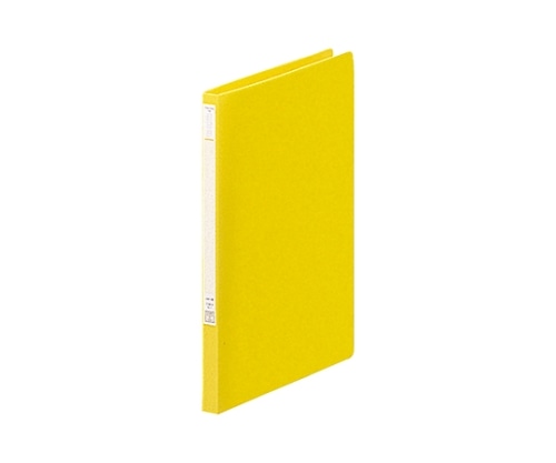 LIHITLAB パンチレスファイルZ式 4黄 F-342 F342-4 1冊(ご注文単位1冊)【直送品】