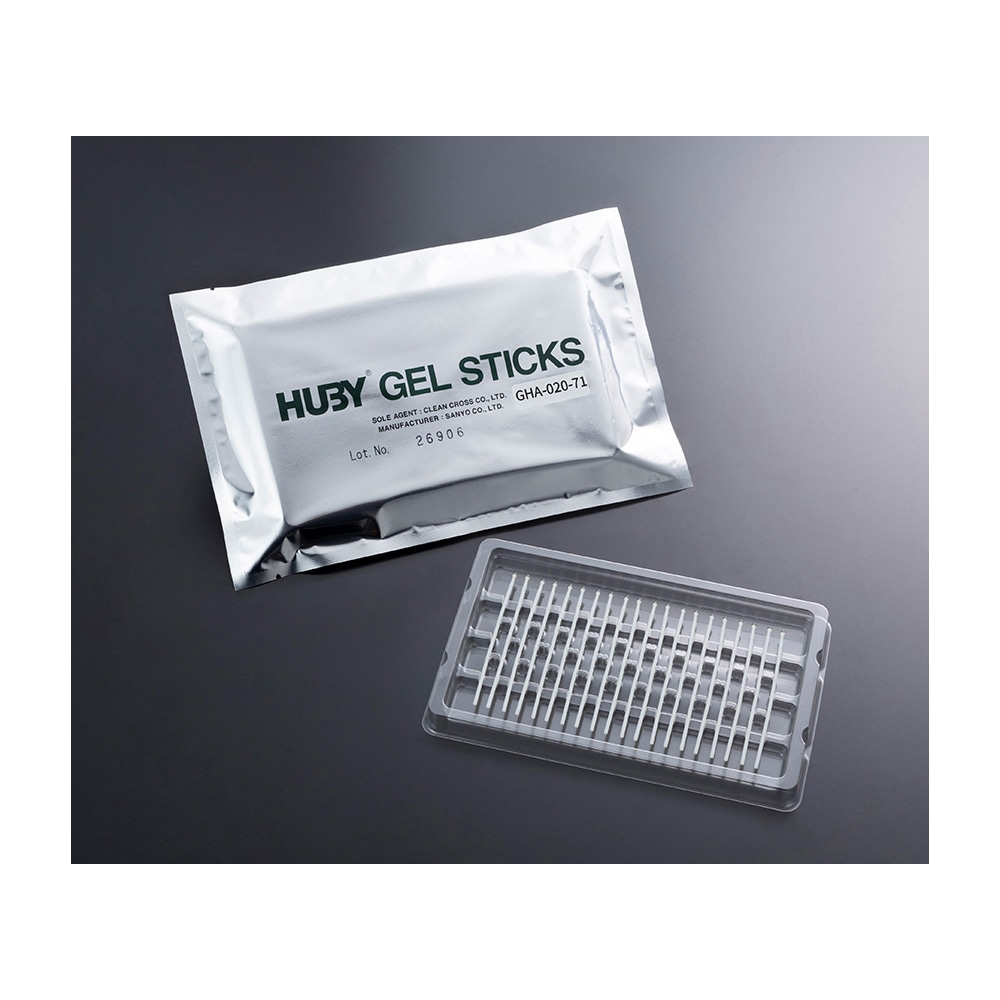 アズワン 綿棒型粘着スティック HUBY GEL STICKS φ2mm 600本入 GHA-020-71 1箱 (ご注文単位1箱)【直送品】