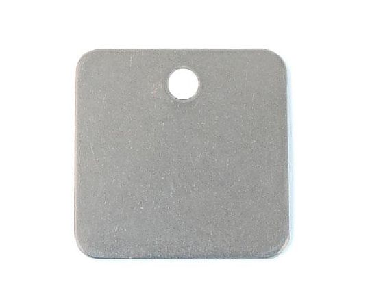 エスコ 38x38mm タグブランク(アルミ 角/10枚) EA591HC-3 1袋(ご注文単位1袋)【直送品】