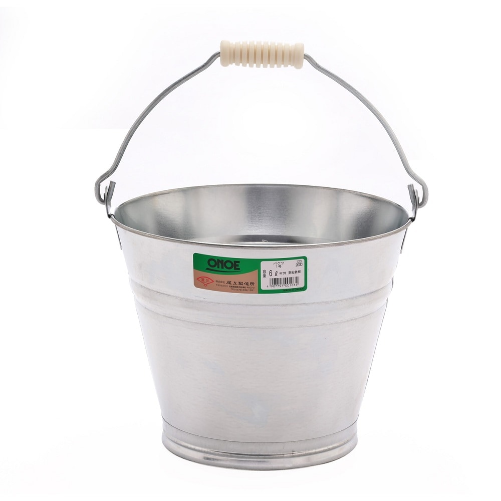 尾上製作所 萬年 バケツ 1号 6L  1個(ご注文単位1個)【直送品】