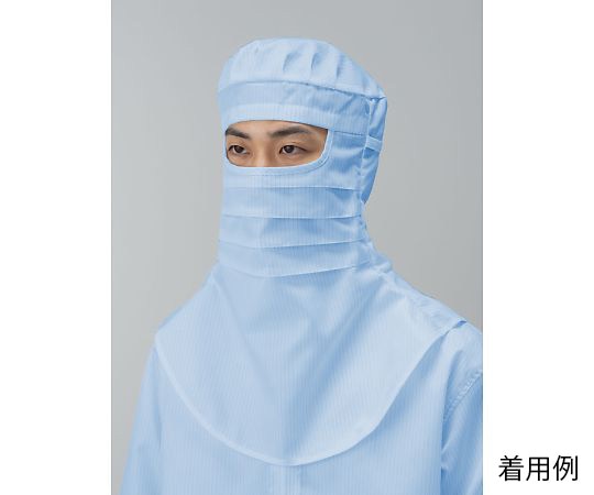 東洋リントフリー オートクレーブ滅菌対応フード(目出しタイプ) 青 LL FD416C-02 LL 1枚 (ご注文単位1枚)【直送品】