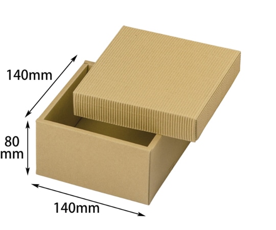 ヤマニパッケージ 贈答箱 ナチュラルBOX30号 140角 ヒモ無 100枚 16-30N 1ケース(ご注文単位1ケース)【直送品】
