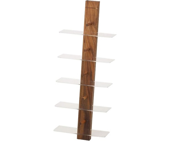 ライフサーブ EASY RACK for Glasess(ウォールナット) 1個(ご注文単位1個)【直送品】