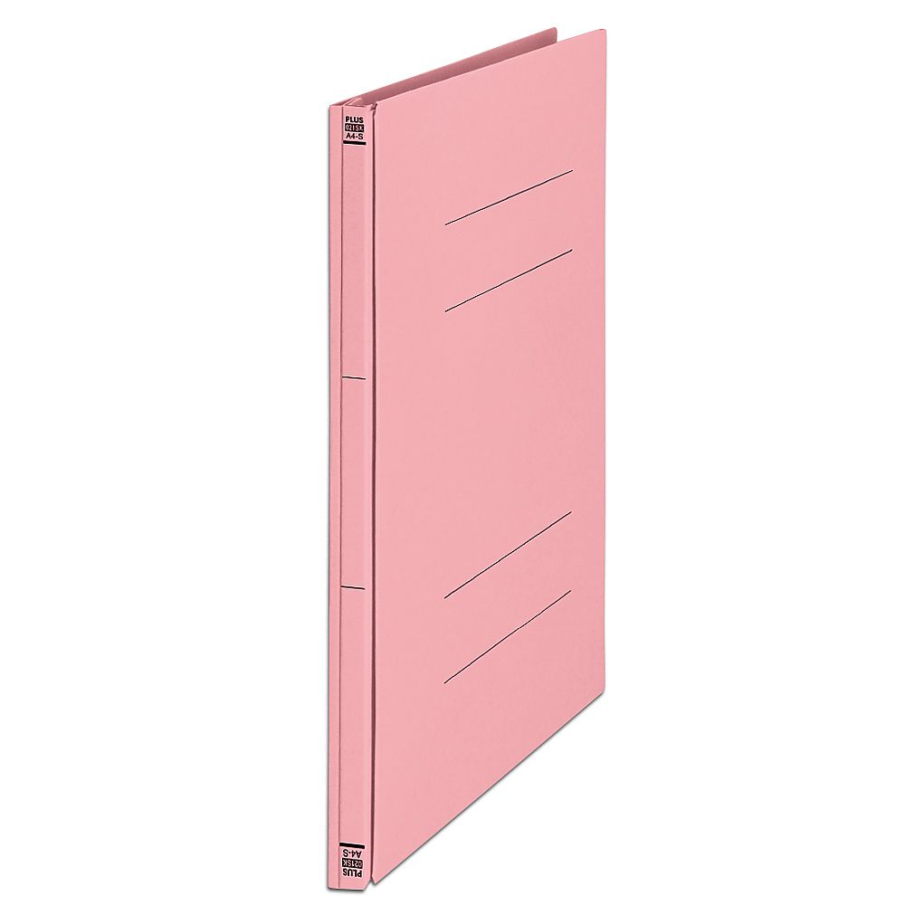 プラス 背幅伸縮フラット 間伐材セノバス ピンク FL-021SK 1冊(ご注文単位1冊)【直送品】
