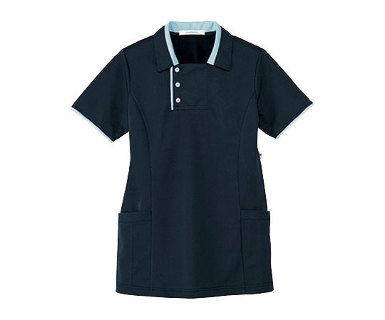 カーシーカシマ HEARTGREEN ロングポロシャツ AIR THROUGH POLO 夜空 L HM2829 1枚（ご注文単位1枚）【直送品】