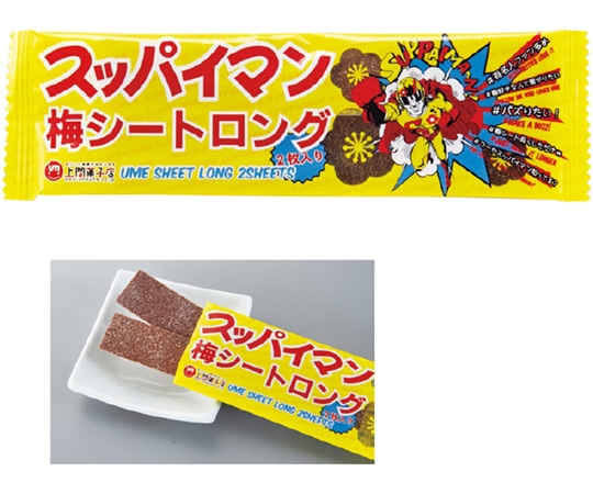 上間菓子店 スッパイマン 梅シートロング 30袋入 375948 1組※軽（ご注文単位1組）【直送品】