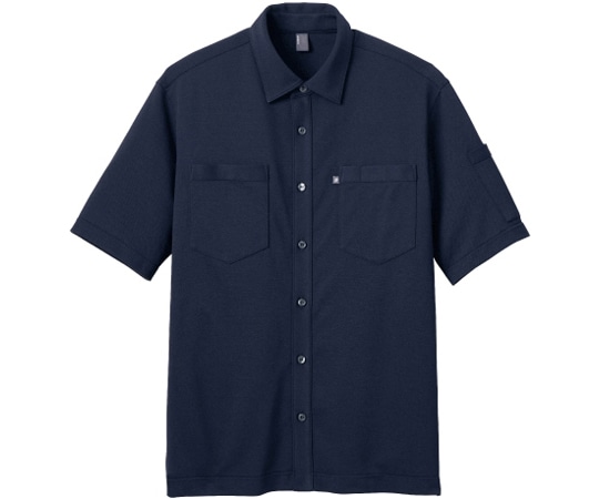 カーシーカシマ CAREAN 半袖ニットシャツ T/C KANOKO SHIRT ネイビー SS CSY174 1枚(ご注文単位1枚)【直送品】