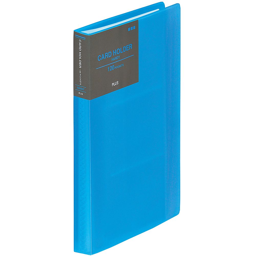 プラス カードホルダー ブルー FL-301NS 1冊(ご注文単位1冊)【直送品】