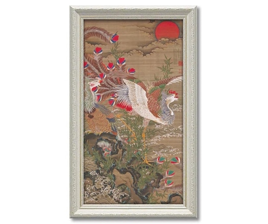 ユーパワー 伊藤 若冲「旭日鳳凰図」 JI-07503 1個(ご注文単位1個)【直送品】