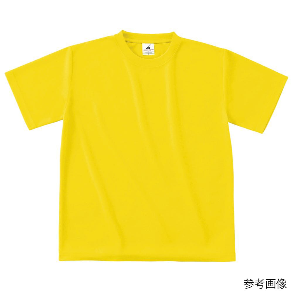フェリック ファイバードライTシャツ イエロー XL POT104-XL 1枚(ご注文単位1枚)【直送品】