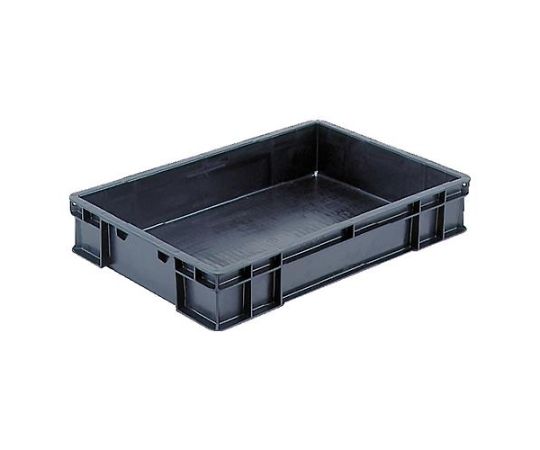 サンコー(三甲) 661x449x122mm/28.9L ハイテクコンテナ/ESD EA506AE-133 1個 (ご注文単位1個)【直送品】