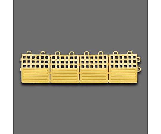 エスコ 75x300mm 中ふち(ノンスリップマット用・雌/黄) EA997RJ-8 1個(ご注文単位1個)【直送品】