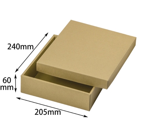 ヤマニパッケージ 贈答箱 ナチュラルBOX9号 ヒモ無 100枚 16-14N 1ケース(ご注文単位1ケース)【直送品】