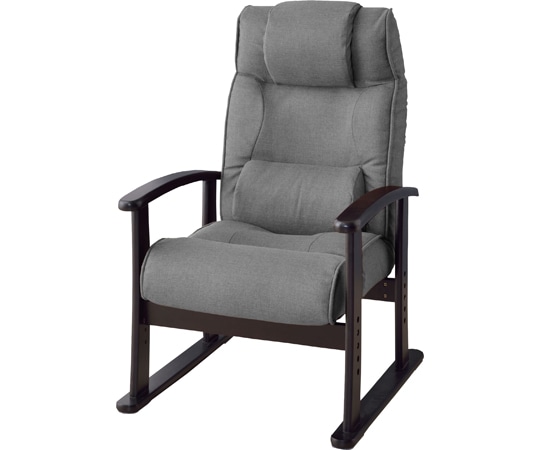 東谷 楽々チェア グレー RKC-38GY 1個(ご注文単位1個)【直送品】