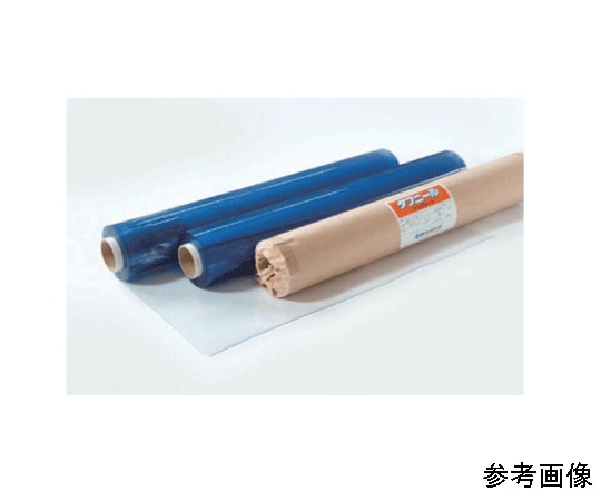 イノベックス 軟質塩ビシート(タフニール)透明 Dブルー 5.0mm×915×5m巻  1巻(ご注文単位1巻)【直送品】