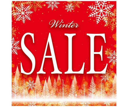 アズワン Winter Sale ポスター 36×36cm 両面 10枚入 38-156-9-1 1個(ご注文単位1個)【直送品】