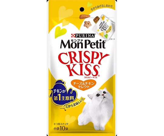 Nestle モンプチ クリスピーキッス チーズ&チキンセレクト 30g 12380291 1個(ご注文単位1個)【直送品】